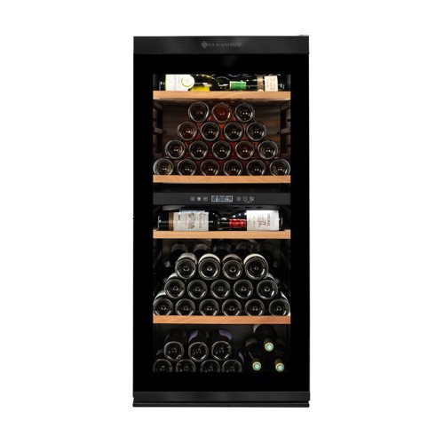 MILLESIME140DB Dvopodročna vinska vitrina za staranje - 138 steklenic - Climadiff